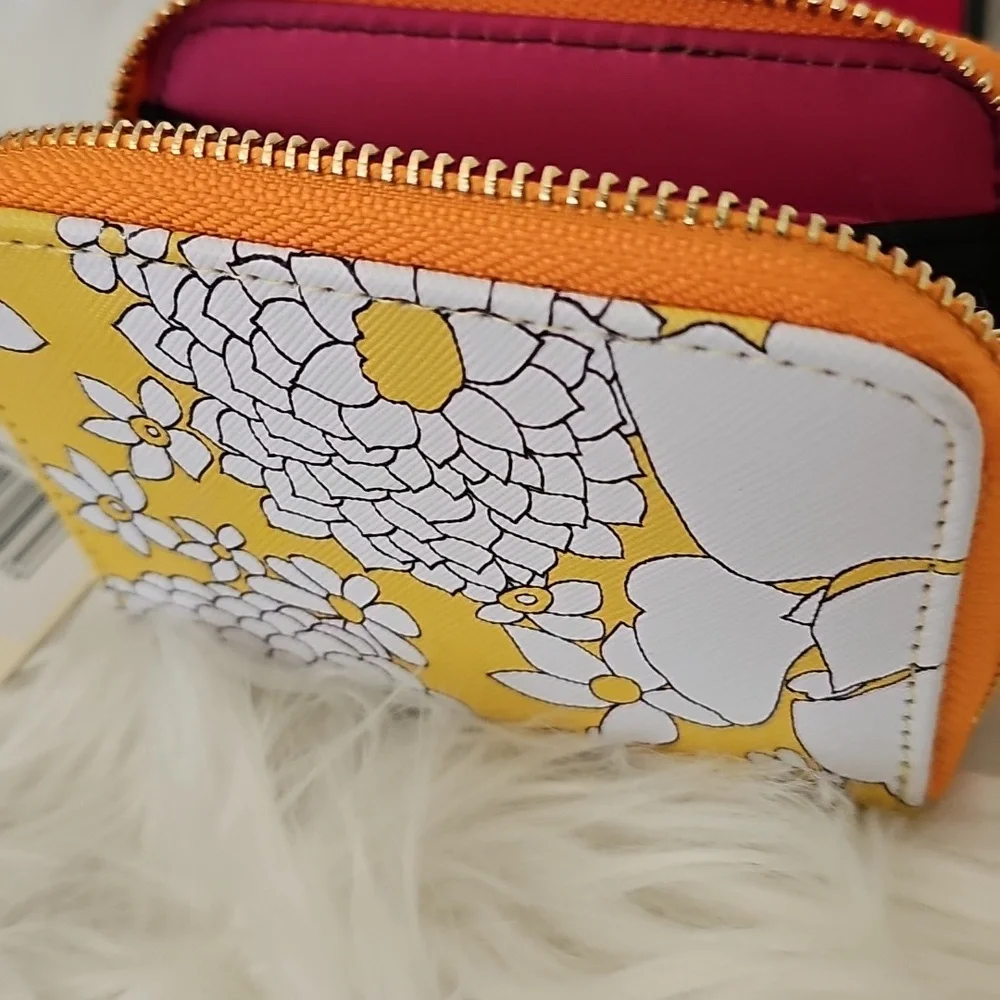 Trina Turk Yellow and White Floral Wallet - Picture 7 of 7